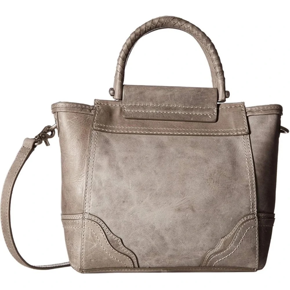 Frye Riviana Large Gray Leather Tote Bag‎